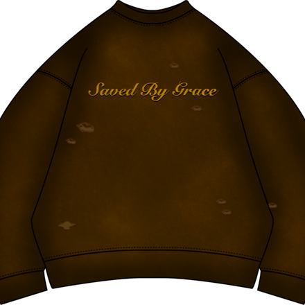 Saved by Grace Sweater Brown