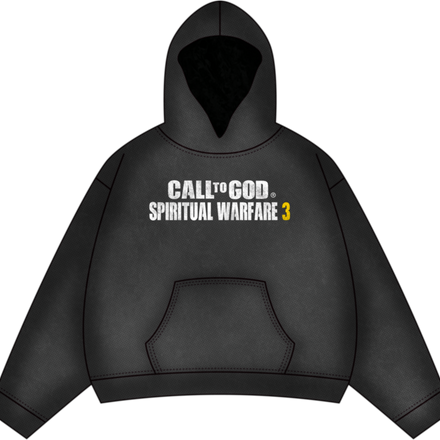 x Call to God Hoodie Black