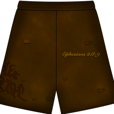 Saved by Grace Shorts Brown
